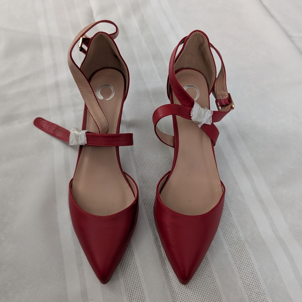 Elegant Red Women's Heels
